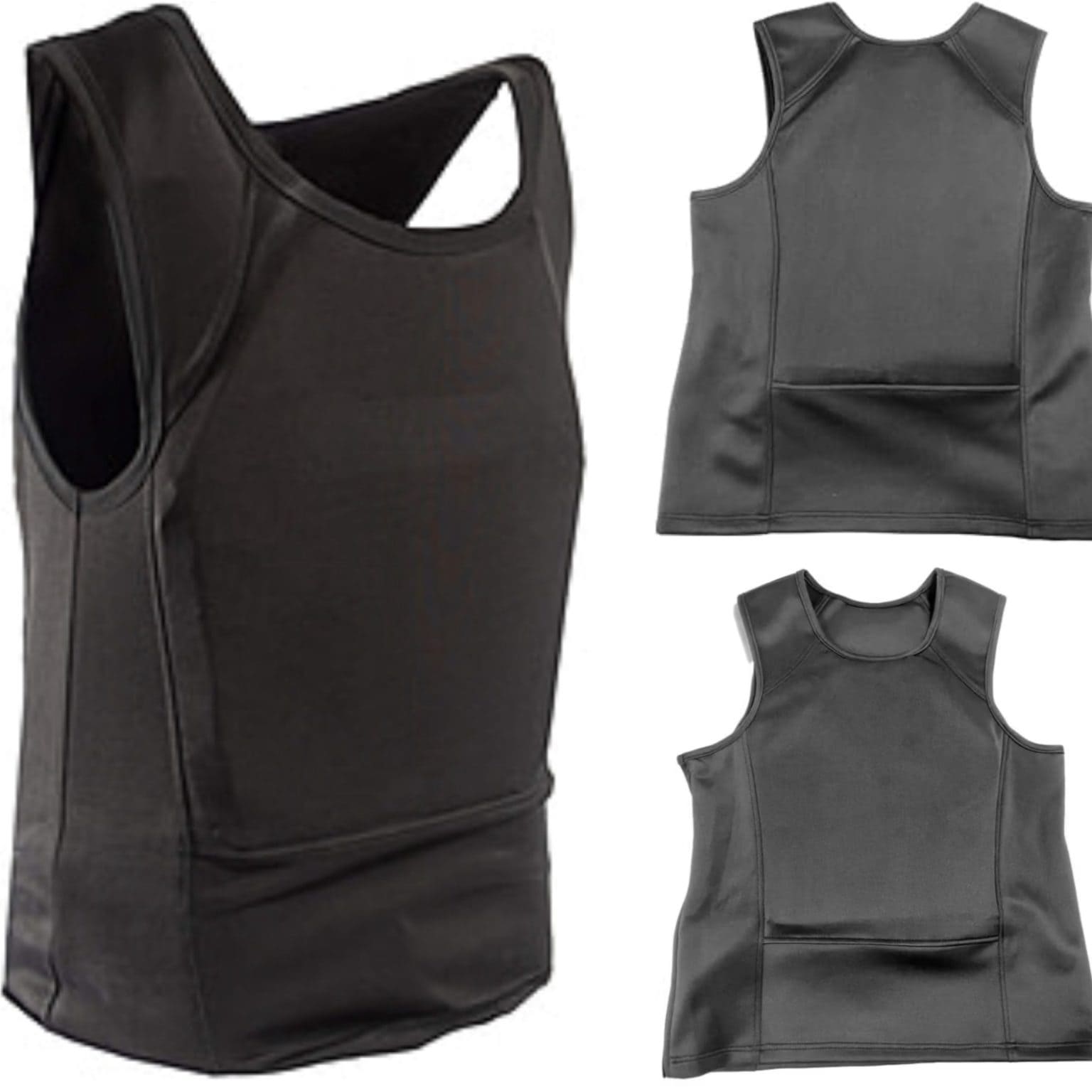 A08 Concealed Protection Vest Style T-Shirt