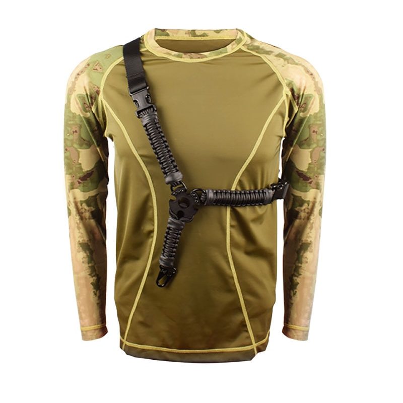 GS01 Multifunction Braided Paracord Tactical Sling Strap for Outdoor Carry