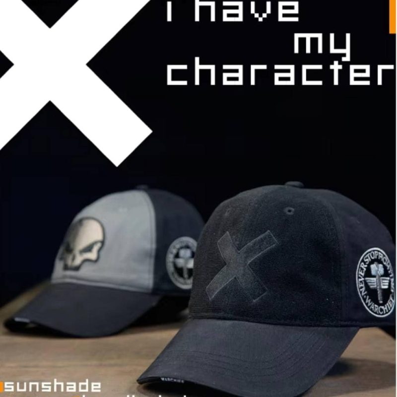C06 Outdoor Peaked Baseball Cap with Hard Top and Adjustable Fit