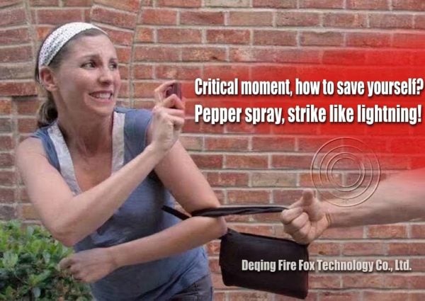 Compact personal safety spray with red cap, ideal for tactical and outdoor use in Phnom Penh Cambodia.