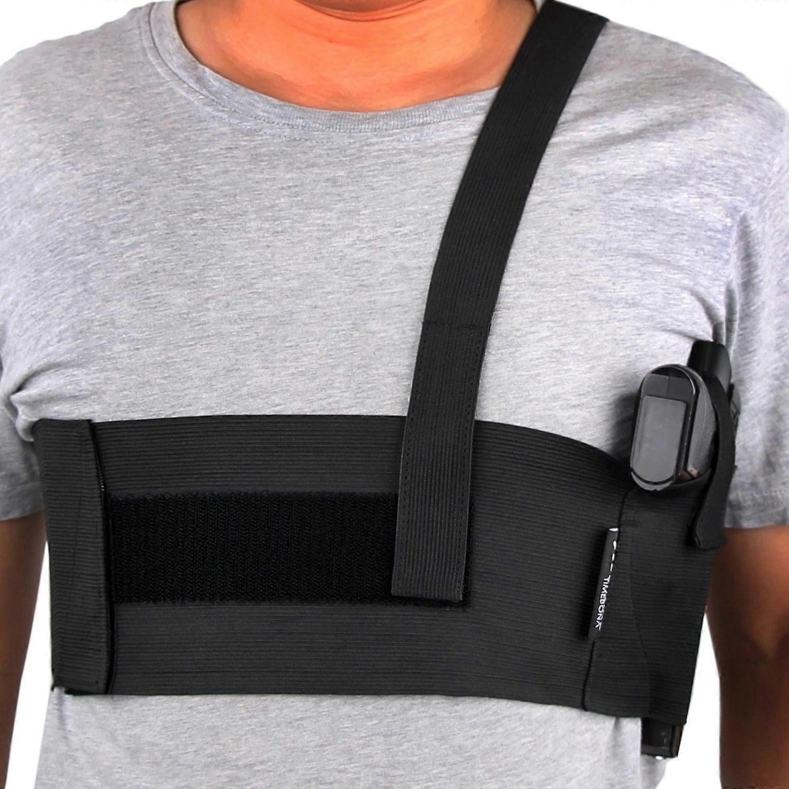 GH03 Concealed Underarm Shoulder Holster with Elastic Chest Band