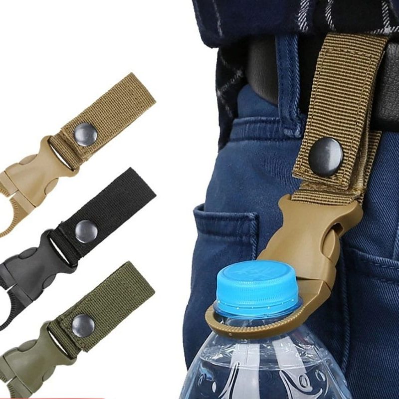 CG08 ក្លីបព្យួរដបទឹកនីឡុងបែប Tactical