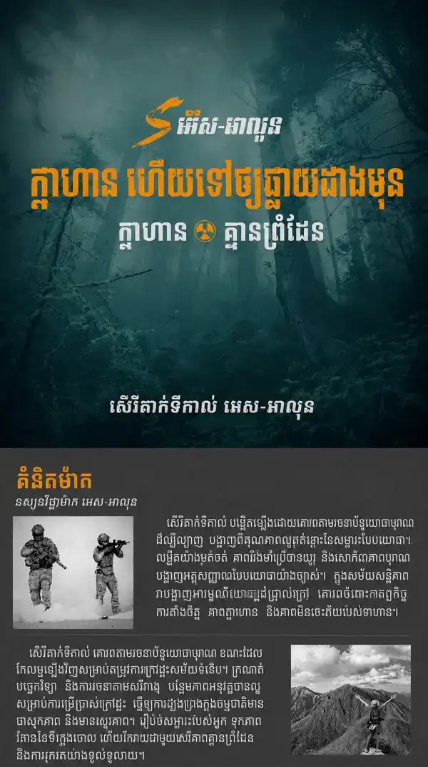 ខោ Tactical សម្រាប់ធ្វើដំណើរ និងប្រើប្រាស់ប្រចាំថ្ងៃ មានហោប៉ៅ Cargo ពណ៌ខ្មៅ.