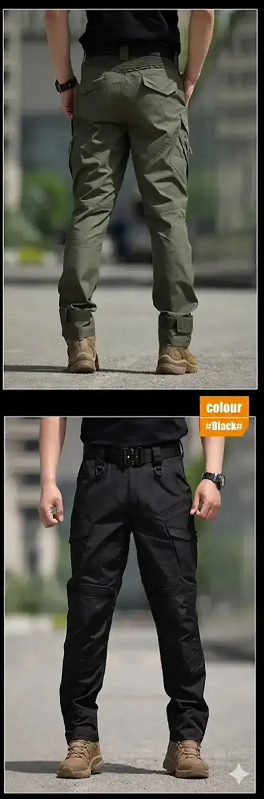 ខោ Tactical Cargo Outdoor IX15 ក្រណាត់ Grid សម្រាប់ប្រើប្រាស់ប្រចាំថ្ងៃ និងក្រៅផ្ទះ។.