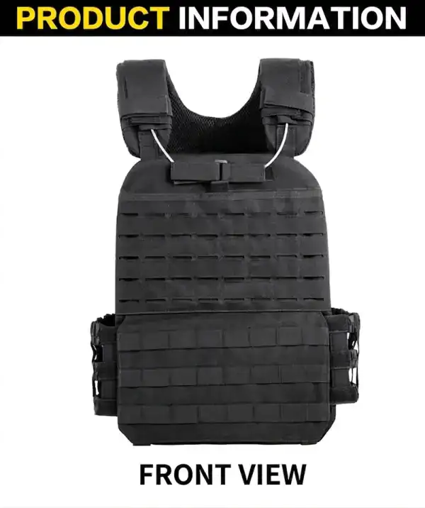 អាវកាក់តាក់ទិច Quick-Release មានខ្សែ MOLLE និងផ្នែកចំហៀងអាចកែតម្រូវបាន។.