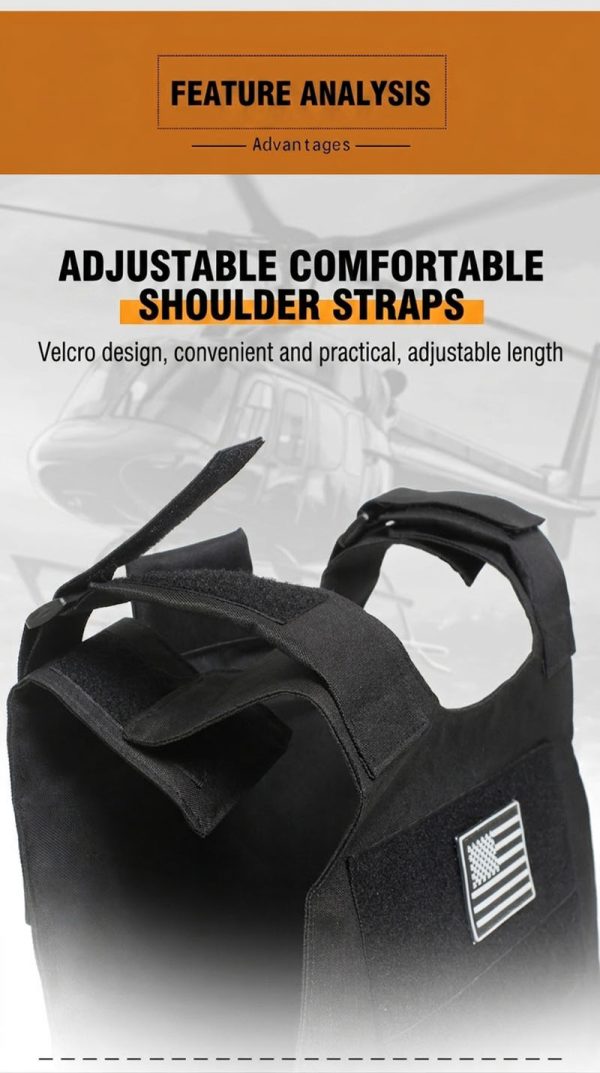 A18 Quick Release Tactical Training Vest with adjustable shoulder straps for outdoor use.