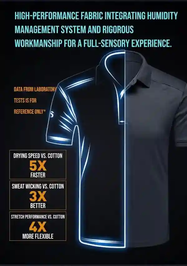 TSS06 Wholesale Instructor Tactical Summer Outdoor T-Shirt men's quick-drying polo shirt with lapel in black.
