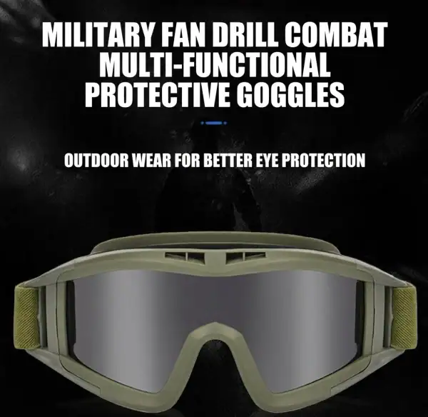 GL08 tactical protective goggles for outdoor wind and sand protection, tactical gear for outdoor activities.