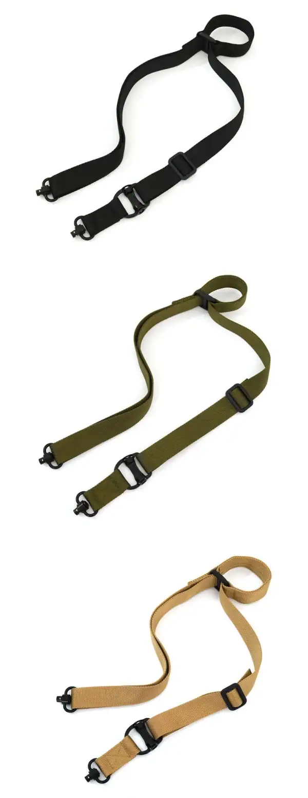 ខ្សែពាក់ Tactical ប្រើបានទាំង Single-Point និង Two-Point, ស្បែកខ្ពស់, សុវត្ថិភាព និងងាយស្រួលក្នុងការប្រើ.