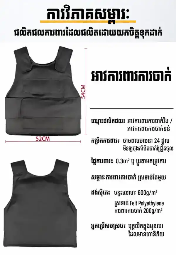 ឈុតការពារប្រឆាំង PE បត់បែនបានពីរផ្នែក សម្រាប់ការហ្វឹកហាត់ និងការប្រើប្រាស់ក្រៅផ្ទះ.