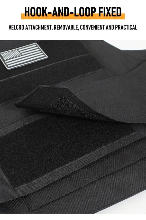 A18 Quick Release Tactical Training Vest with hook-and-loop fasteners for outdoor use.
