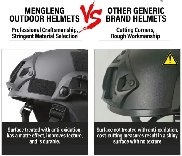 HT01 Tactical Rail Helmet for outdoor sports and head protection in Cambodia, black style with tactical design.