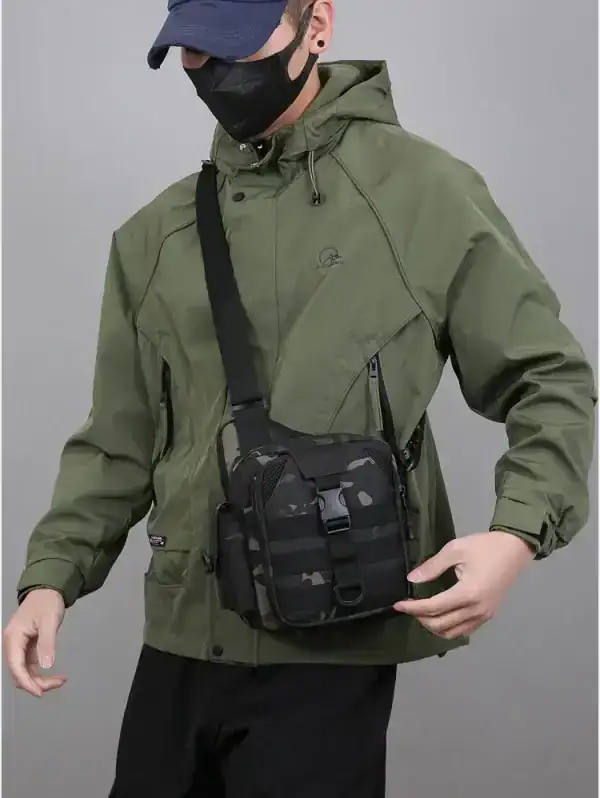 កាបូបស្ពាយ Camouflage សម្រាប់ក្រៅផ្ទះ និងសម្រាកលំហែ, ស្រាល និងមានការរចនាផ្ទាល់ខ្លួន។.