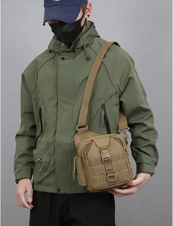 កាបូបស្ពាយ Camouflage សម្រាប់ក្រៅផ្ទះ និងសម្រាកលំហែ, ស្បែកស, សម្រាប់ការធ្វើដំណើរ និងប្រើប្រាស់ក្រៅផ្ទះ.