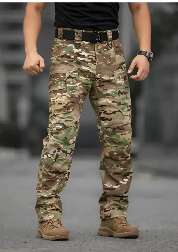 ខោ Tactical IX18 ខោការ្គោ Outdoor រាងស្លីម មានហោប៉ៅច្រើន សម្រាប់សកម្មភាពក្រៅផ្ទះ និងប្រើប្រចាំថ្ងៃ.