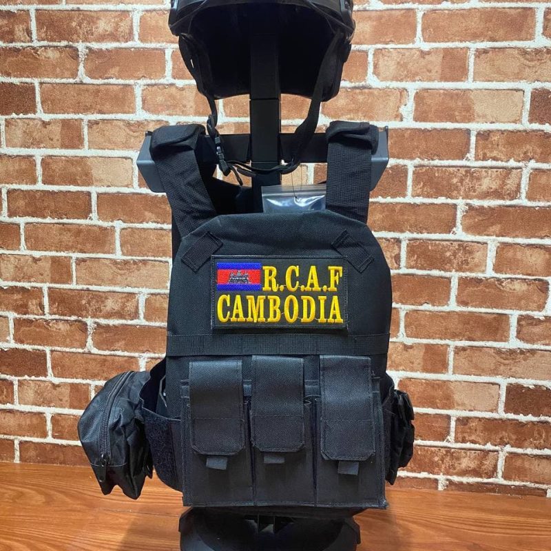 A14 Black Tactical Armor Vest with Modular Pouches