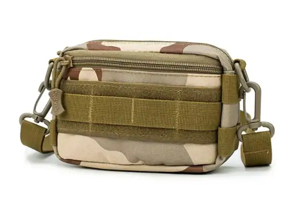 កាបូបស្ពាយចំហៀង MOLLE ខ្នាតតូច សម្រាប់ប្រើប្រចាំថ្ងៃ និងធ្វើដំណើរ.