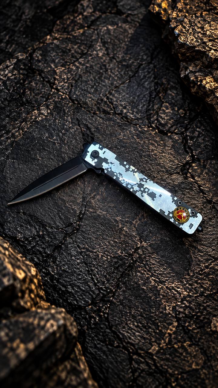 K59 កាំបិតបត់ដាក់ហោប៉ៅ ដង Digital Camo - Image 4