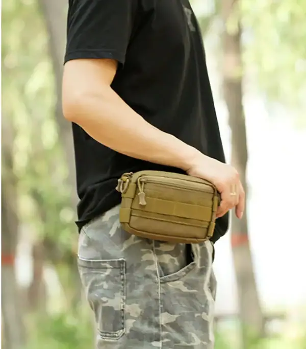 កាបូបស្ពាយ MOLLE ខ្នាតតូចសម្រាប់ប្រើប្រចាំថ្ងៃ និងធ្វើដំណើរ.