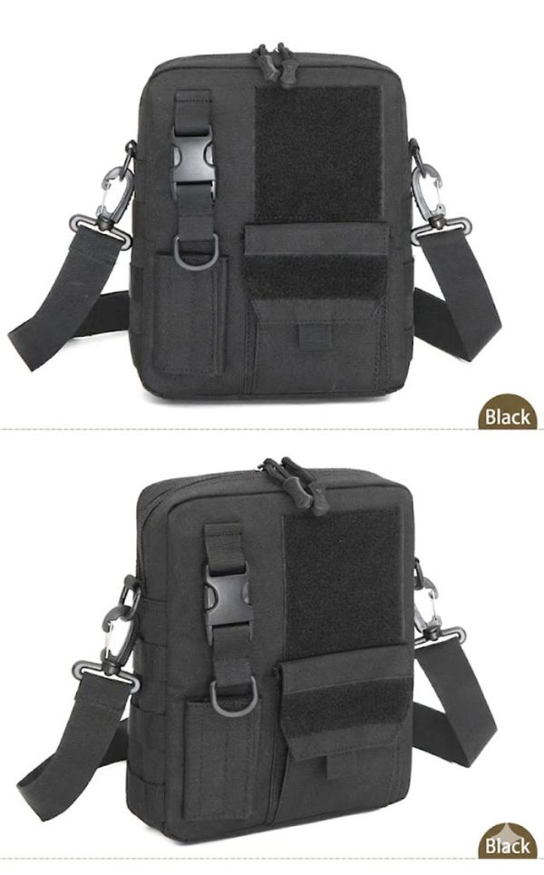 កាបូបទ្រូង Tactical Camouflage មិនជ្រាបទឹក មានផ្នែកដាក់សោ និងរចនាប្លែកសម្រាប់ការប្រើប្រាស់ក្រៅផ្ទះ.