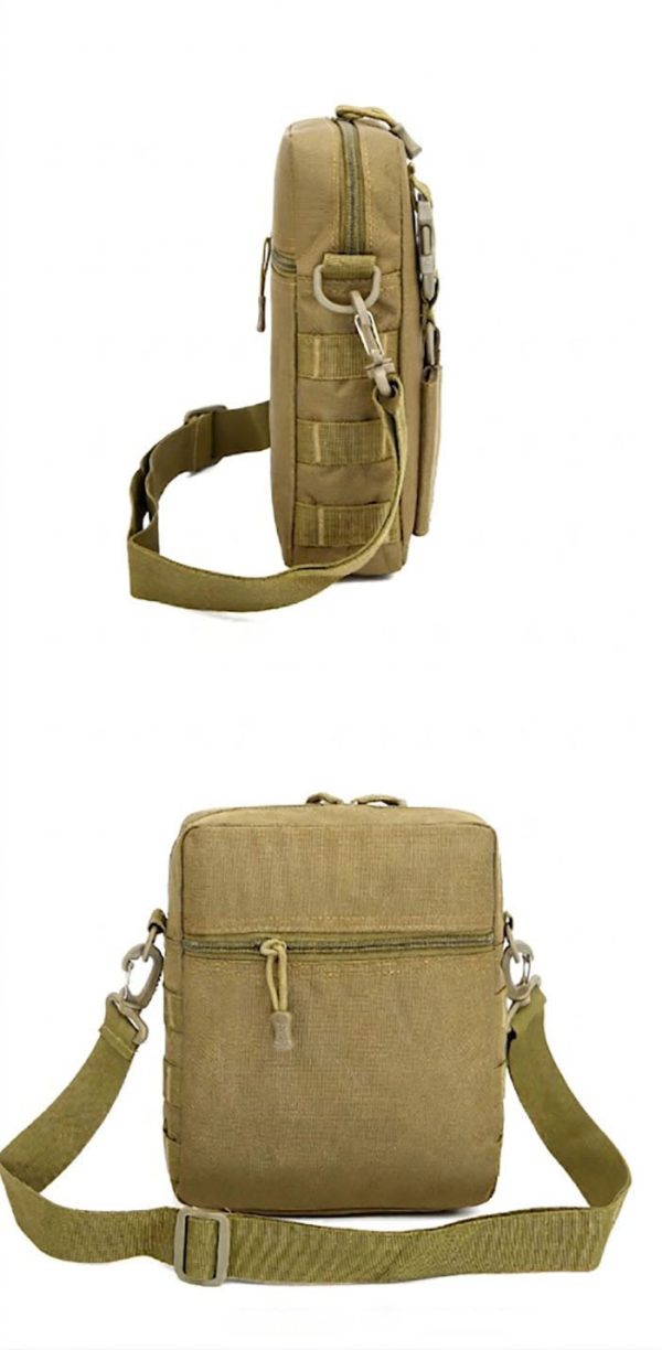 កាបូបទ្រូង Tactical Camouflage មិនជ្រាបទឹក មានផ្នែកដាក់សោ និងសមត្ថភាពសម្រួលតាមតម្រូវការ.