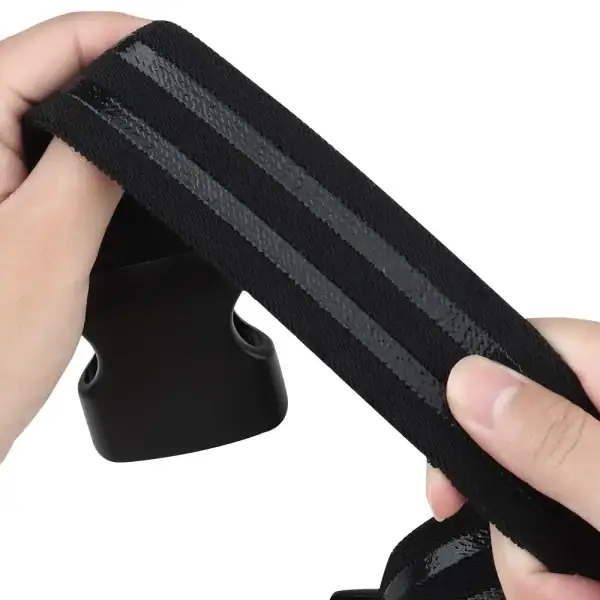 TTS15 adjustable tactical thigh strap belt for holster and outdoor gear in black color.
