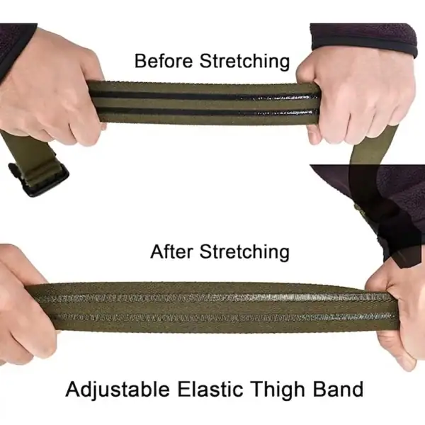 TTS15 Adjustable Tactical Thigh Strap Belt for Holster and Outdoor Gear in olive green.