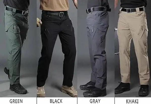 ខោជើងវែង Tactical Stretch Cargo IX9A ពណ៌ក្រហម សម្រាប់ Outdoor, Hiking, Training និងប្រចាំថ្ងៃ.