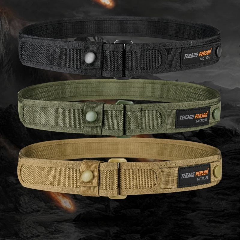 B34 ខ្សែក្រវាត់ Tactical Nylon រចនាប័ទ្ម Utility អាចកែតម្រូវបាន