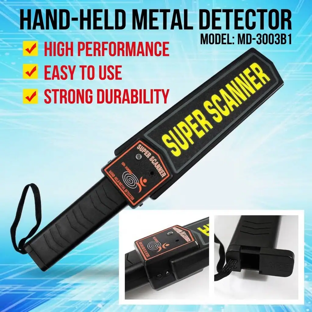 SS01 Handheld Metal Detector Security Scanner MD-3003B1