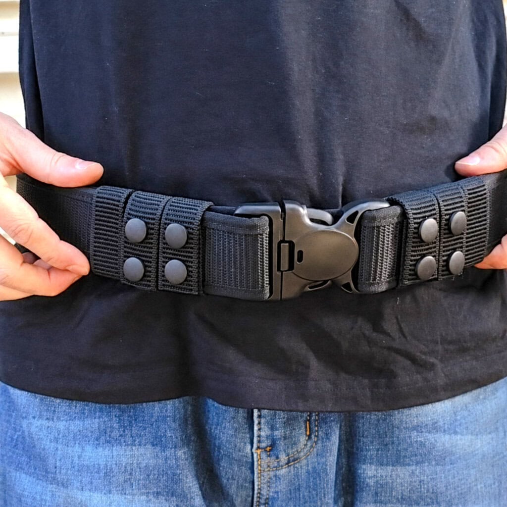 TBK05 Heavy-Duty Two-Belt Tactical System with Triple-Lock Buckle and Four Snap Keepers - Image 4