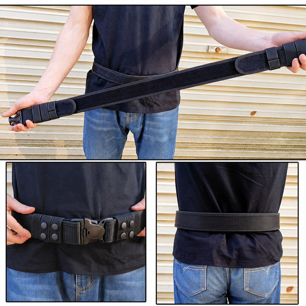 TBK05 Heavy-Duty Two-Belt Tactical System with Triple-Lock Buckle and Four Snap Keepers - Image 6