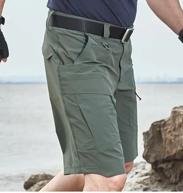 TSS42 Tactical Compression Holster Short Sleeve Shirt in black and white for outdoor tactical use.