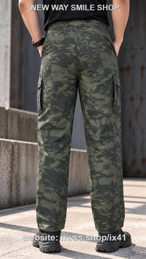 Long sleeve tactical outdoor shirt in beige with front pockets and quick-drying fabric for outdoor activities.