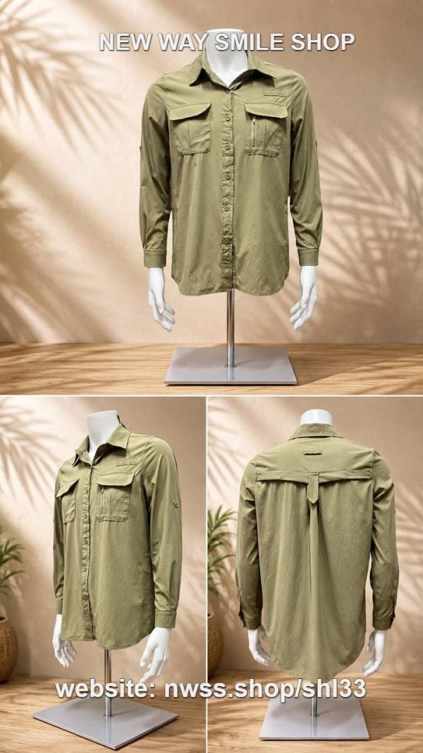 SHL05 Long Sleeve Quick-Drying Tactical Outdoor Shirt in black for outdoor activities.