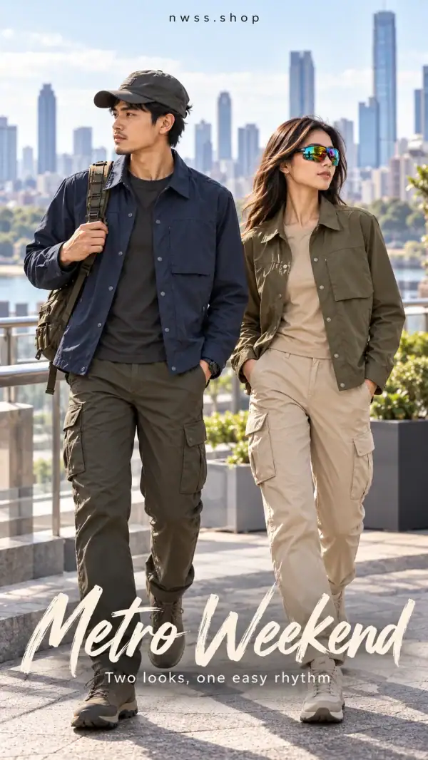 JK13 lightweight quick-dry stretch long-sleeve shirt jacket in navy and khaki for outdoor activities.
