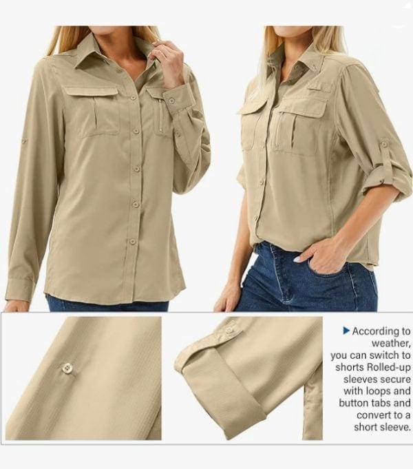 Long sleeve tactical outdoor shirt in green for outdoor activities and tactical use.