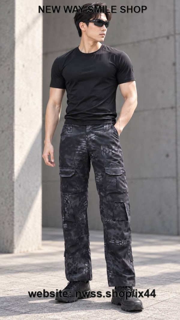 SHL05 Long Sleeve Quick-Drying Tactical Outdoor Shirt in khaki style for outdoor activities.