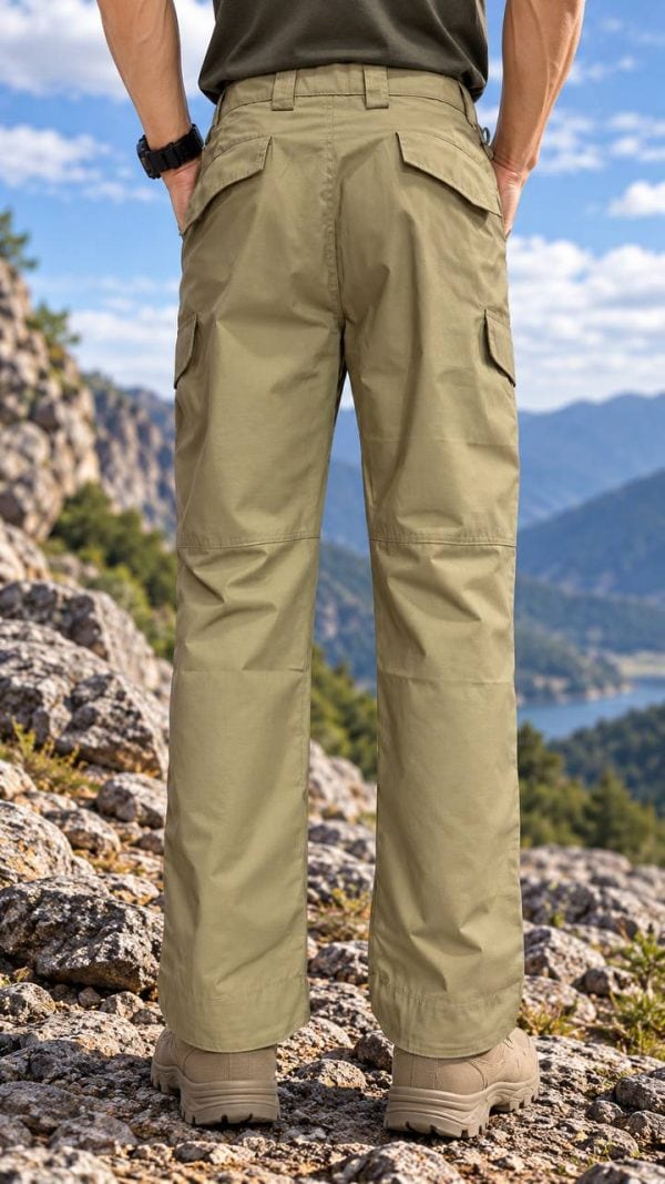Long sleeve tactical outdoor shirt in green for outdoor activities and tactical use.