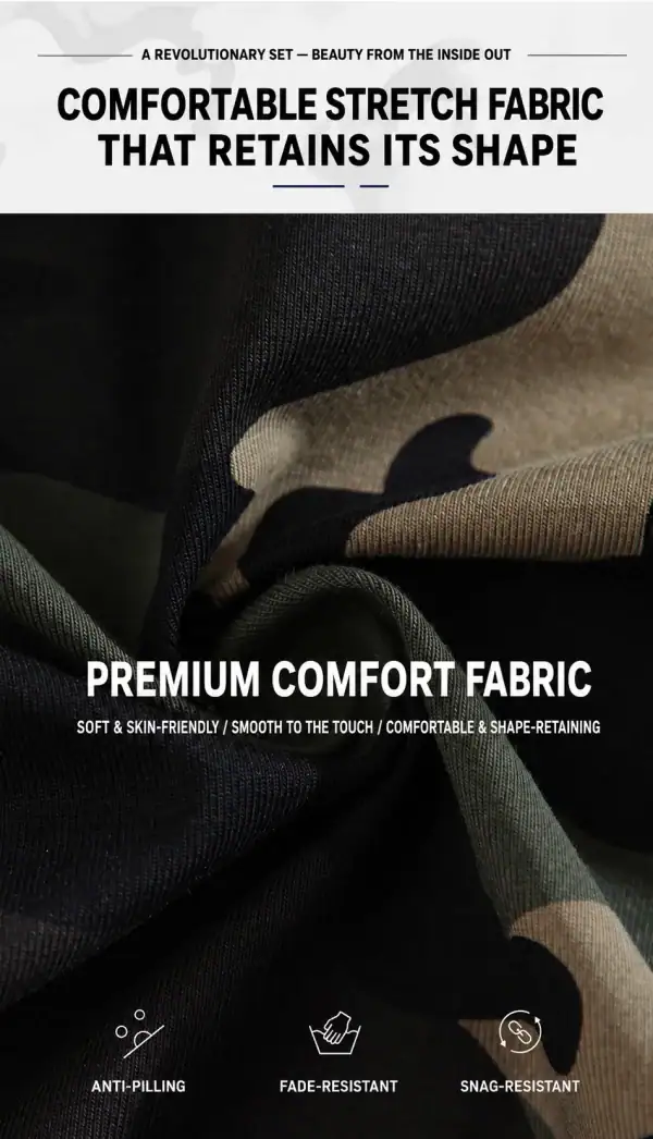 TSS62 Short-Sleeve Camouflage Collar Casual Tactical Shirt with comfortable stretch fabric.