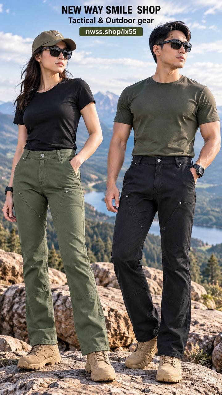 IX55 Utility Work Pants with Functional Pockets for Outdoor & Daily Wear