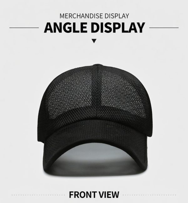 C29 breathable mesh baseball cap with adjustable fit for outdoor and daily use, breathable design keeps head cool.