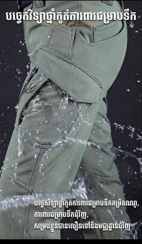 CG23 waterproof silver-coated outdoor camping canopy tarp in green for tactical outdoor use.