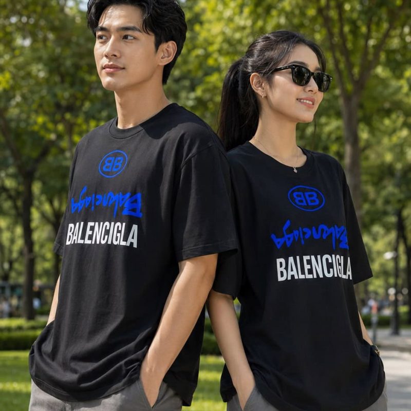អាវយឺតដៃខ្លី Unisex មានរូបព្រីន TSS65 សម្រាប់ពាក់ប្រចាំថ្ងៃ