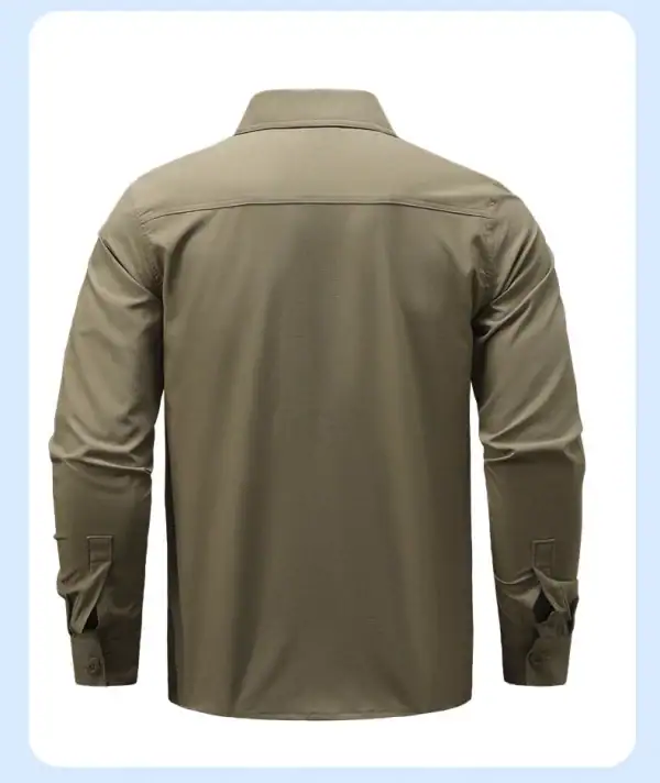 ឈុតអាវដៃវែង និងខោ Workwear ក្រណាត់ស្រាល យឺត និងស្ងួតរហ័ស សម្រាប់ការងារ និងកម្សាន្ត.