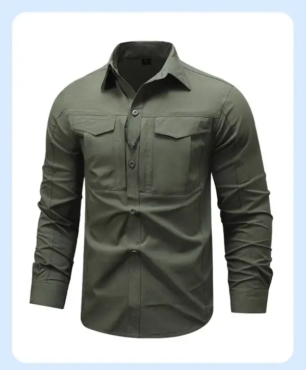 អាវដៃវែង និងខោ Workwear ក្រណាត់ស្រាល យឺត និងស្ងួតរហ័ស សម្រាប់ការងារ និងប្រើប្រាស់ក្រៅផ្ទះ.