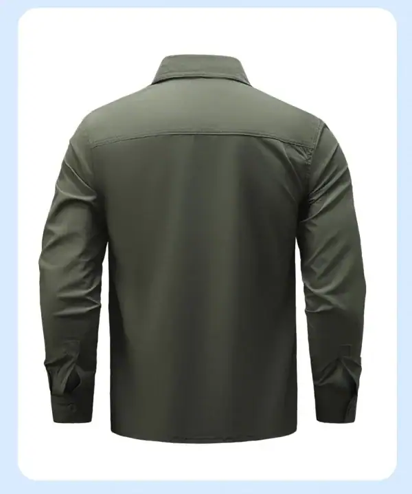 អាវដៃវែង និងខោ Workwear ក្រណាត់ស្រាល យឺត និងស្ងួតរហ័ស សម្រាប់ការងារ និងកម្សាន្ត.