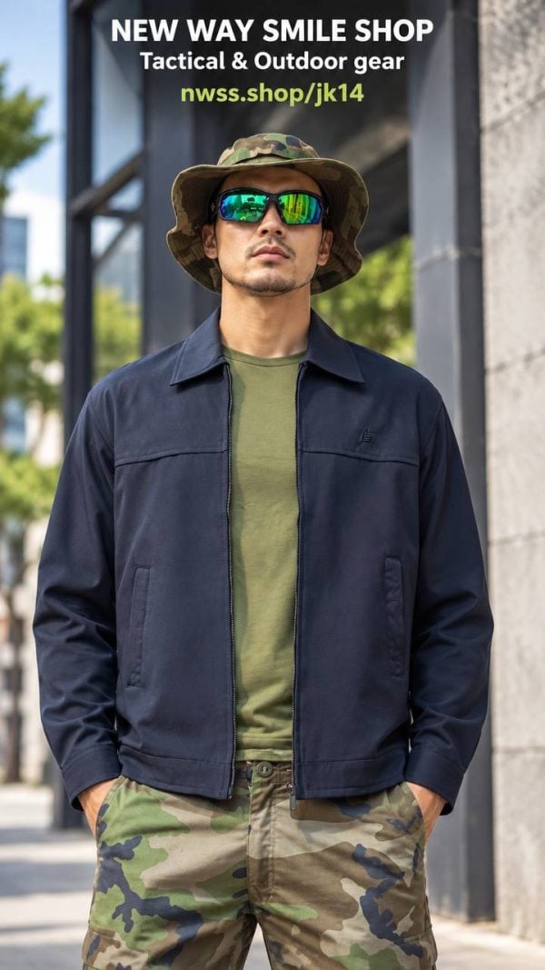 អាវក្រៅបុរសស្រាល Navy សម្រាប់រដូវផ្ការីក, ការពារខ្យល់, ស្លៀកពាក់សម្រាប់រដូវផ្ការីក.